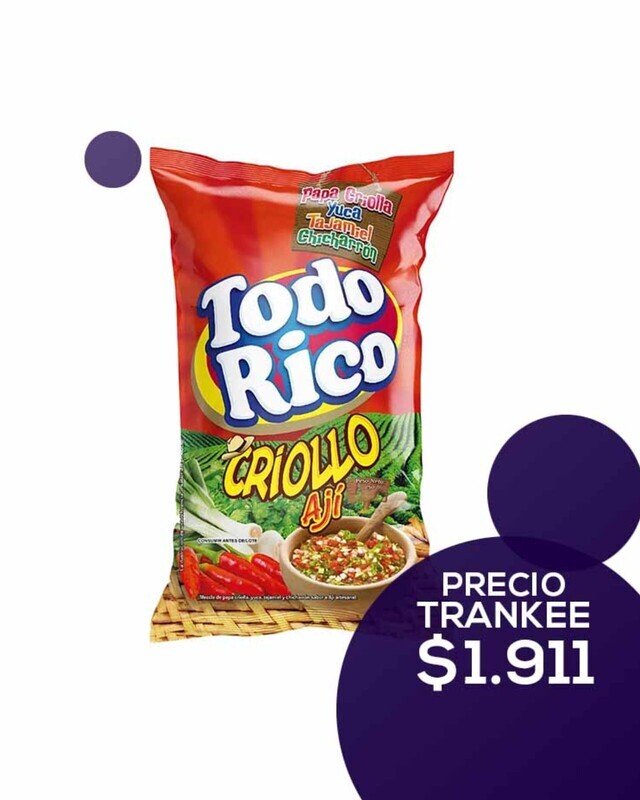 Pasabocas Todorico criollo aji paquete x 45gr
