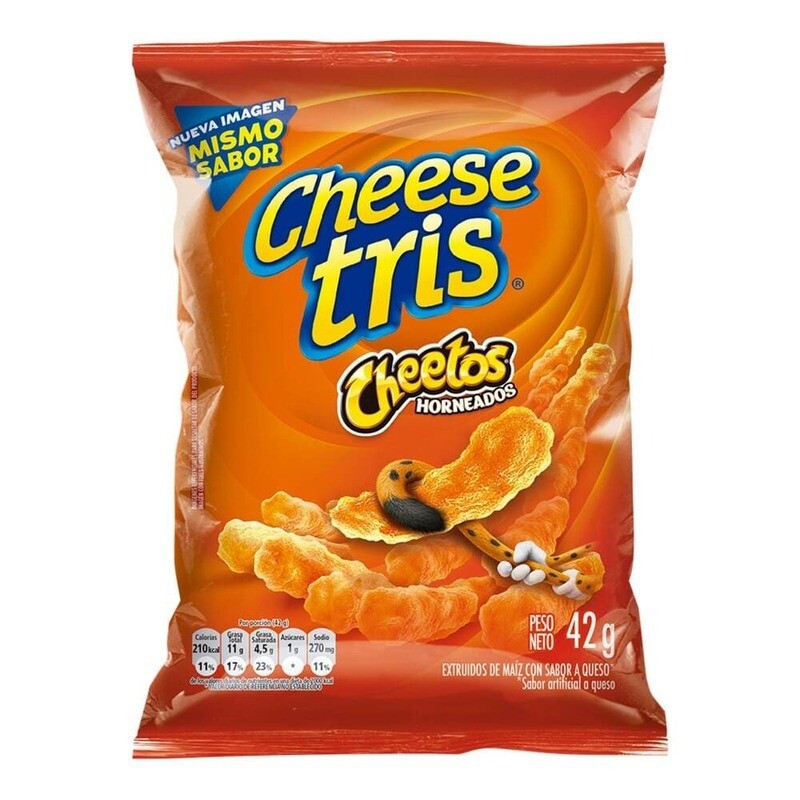 Cheesetris cheetos x 42 gramos