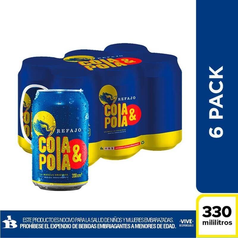 Cola y pola lata 330 ml