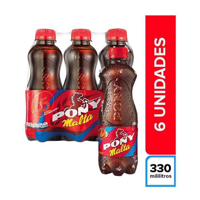 Pony malta botella pet x 330ml