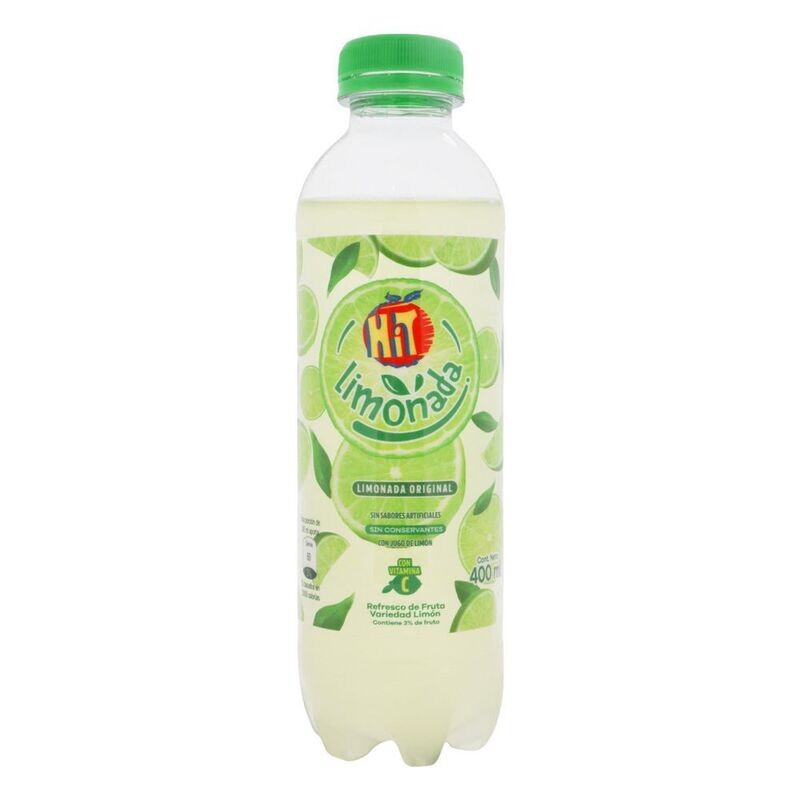 Refresco hit limonada original pet x400ml 