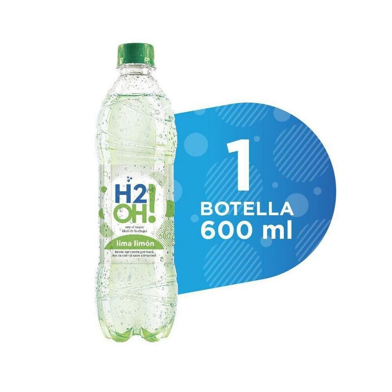 Agua Saborizada H2O! Lima Limon X600Ml.