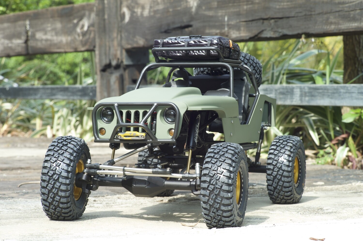 Custom titanium Rockster rock buggy roller - King of the Hammer 2024 Special (Ready to ship)
