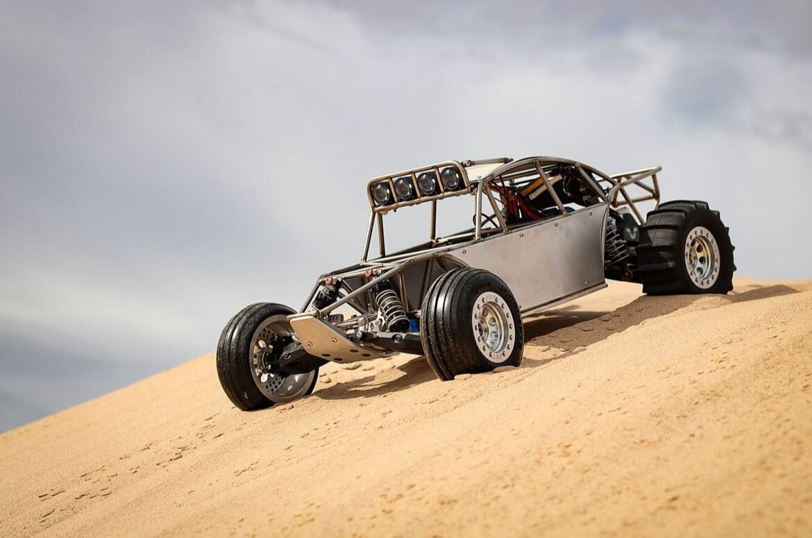 SM1 baja buggy chassis for Traxxas 2WD Slash Standard Set (Titanium, ready to ship)