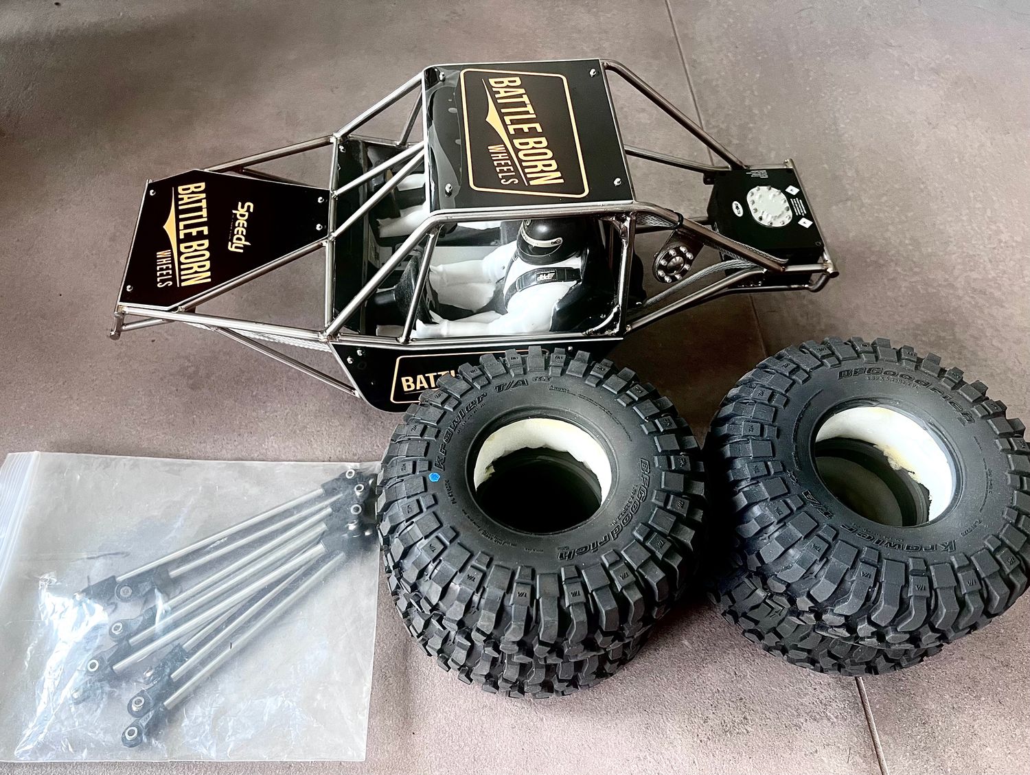 KR1 Scale Comp Crawler for SCX10ii (Titanium ready to ship)
