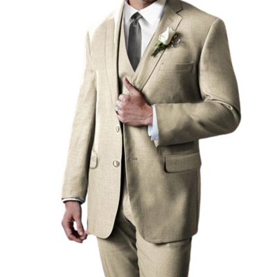 "Aspen" Tan Suit Jacket (Separates) - Cardi