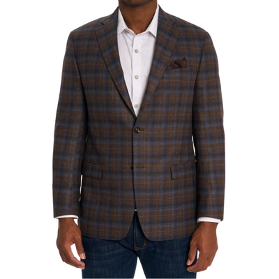PLAID BLAZER
Tailored Fit - Robert Graham