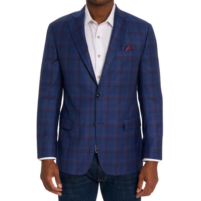 MULTI COLOR PLAID BLAZER
Classic Fit - Robert Graham