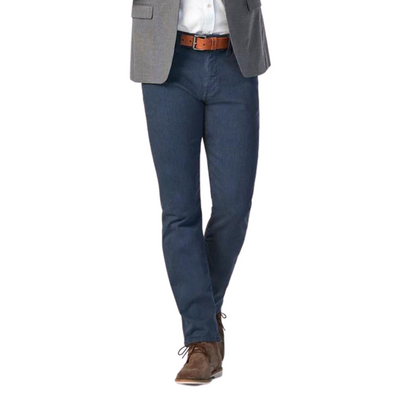 Charisma Relaxed Straight Pants In Insignia Blue Diagonal - 34 Heritage