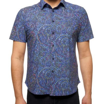 FORNAX PERFORMANCE SHORT SLEEVE KNIT - Robert Graham