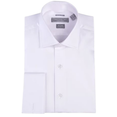 CHRISTOPHER LENA - PURE COTTON FRENCH CUFF SHIRT - ISW Menswear