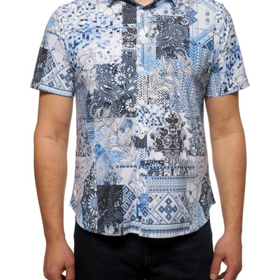 DEPORT PERFORMANCE SHORT SLEEVE KNIT - Robert Graham
