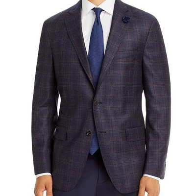 New York Plaid Regular Fit Sport Coat - Hart Schaffner Marx