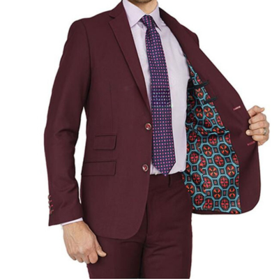 Manchester & Tailor Suit-Burgundy