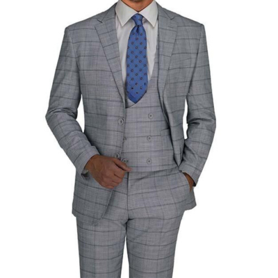 Giorgio Fiorelli Suit-Gray Plaid