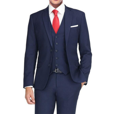 Carlo Lusso Suit-Navy