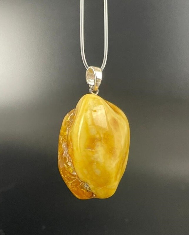 Bernstein Anhänger Schmuck gold