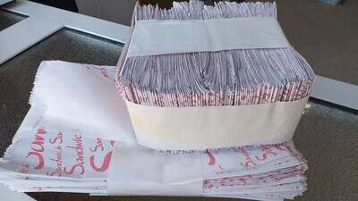 Pochettes pour poulet ou sandwich