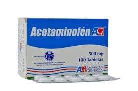ACETAMINOFEN PASTILLAS 500 MG