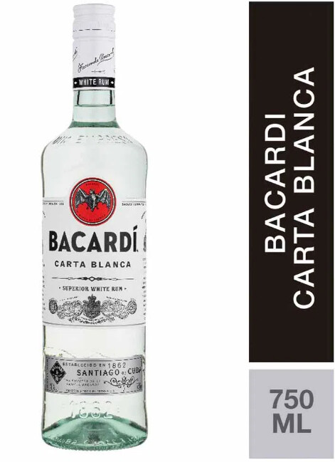 BACARDI CARTA BLANCA 750ML