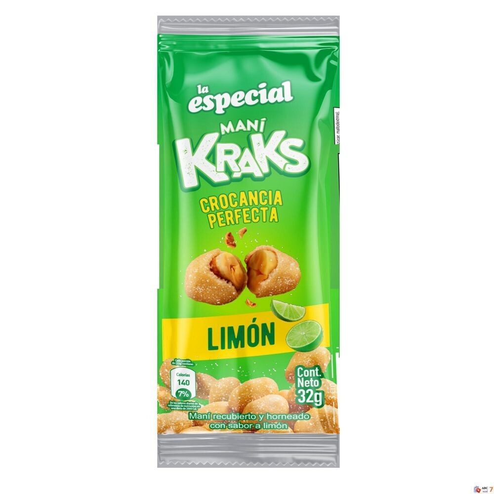 MANI KRAKS LIMON 32G LA ESPECIAL
