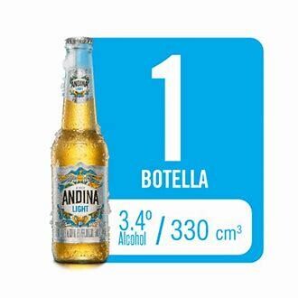 ANDINA LIGHT 330ML BOTELLA