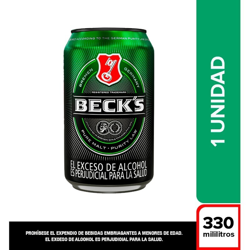 BECKS LATA 330ML