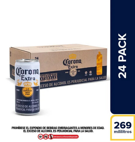 Corona lata 269 ml x 24