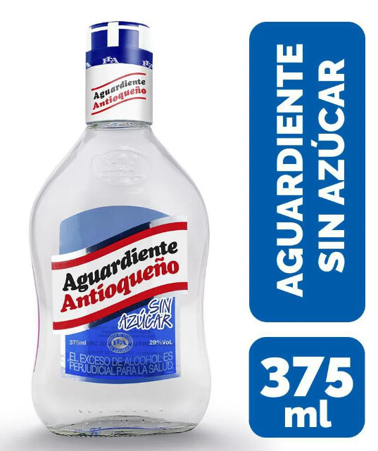 Aguardiente botella 375ml