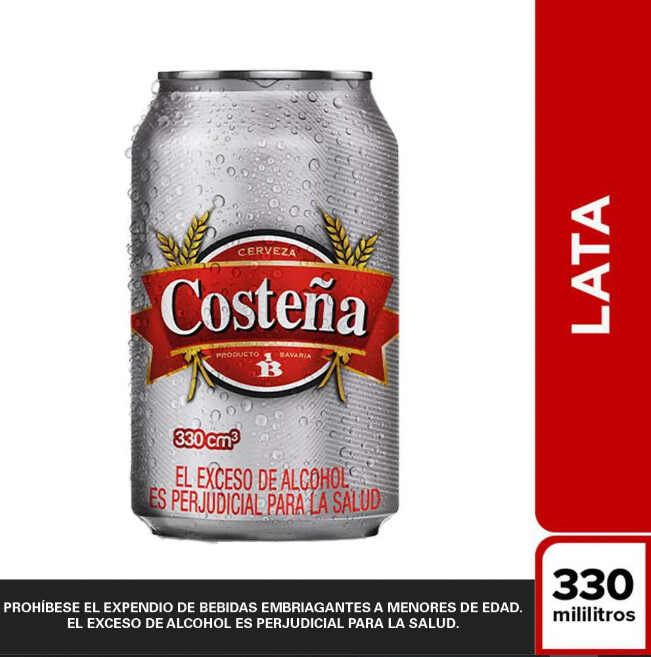 Costeña gris lata x 24