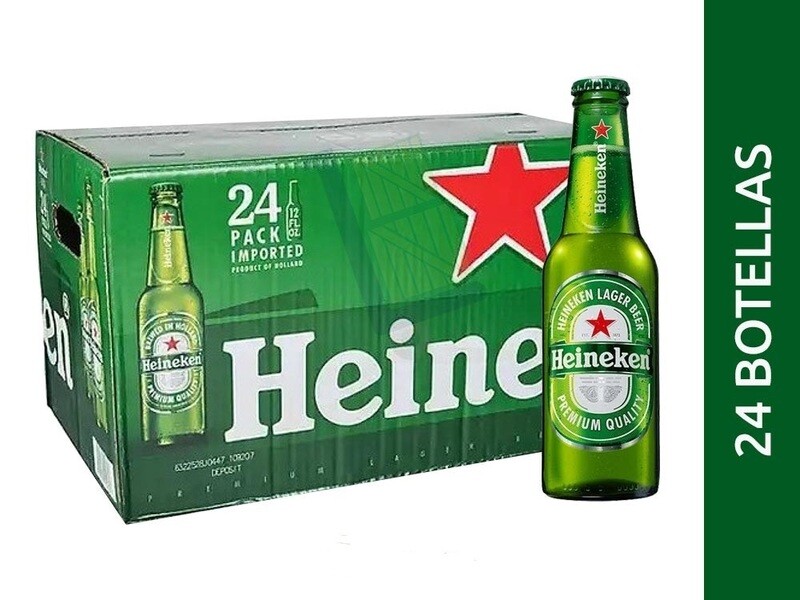 Heineken botella pequeña x 24