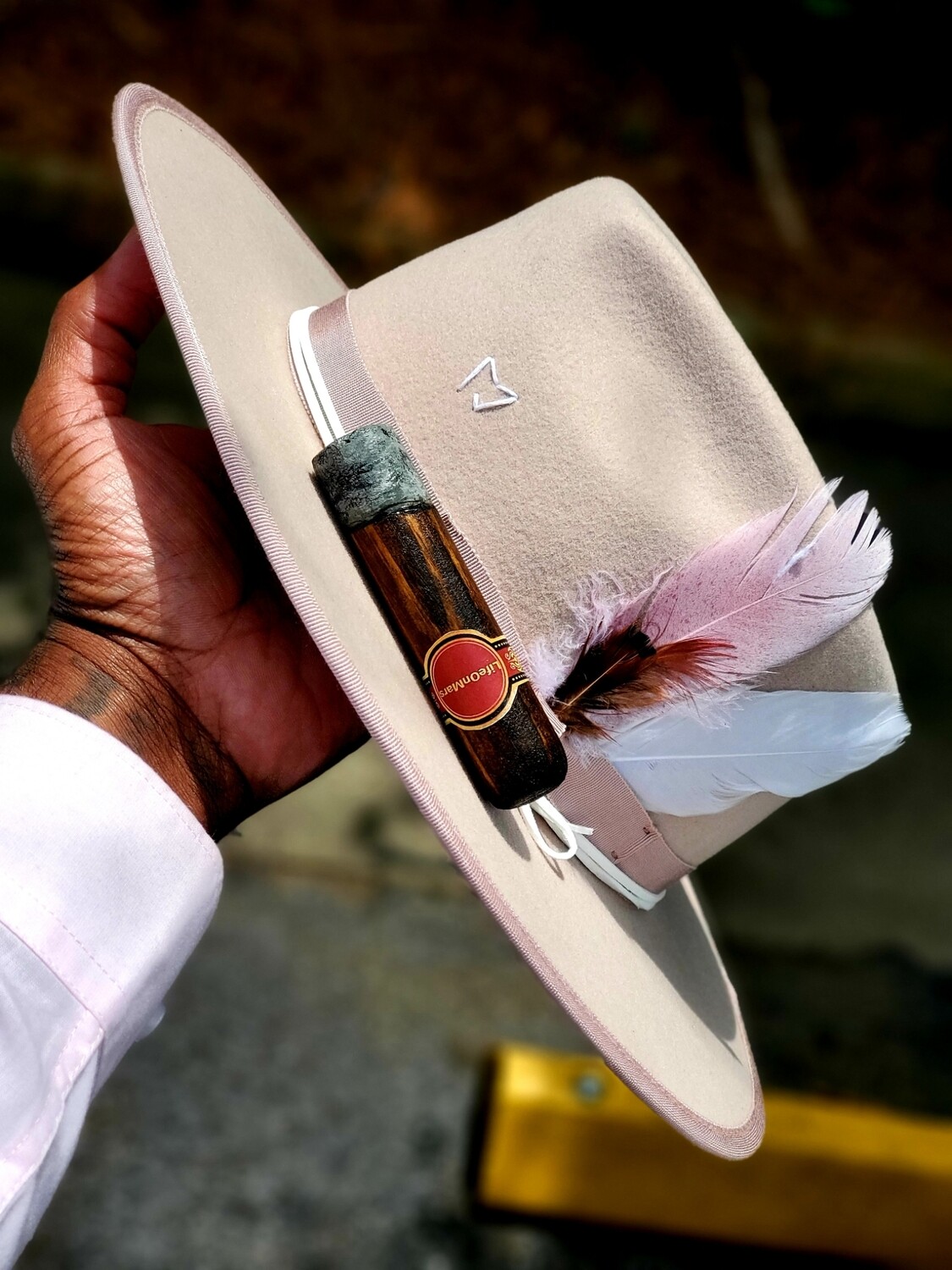 Handcrafted Wooden Cigar Pins (Lapel)