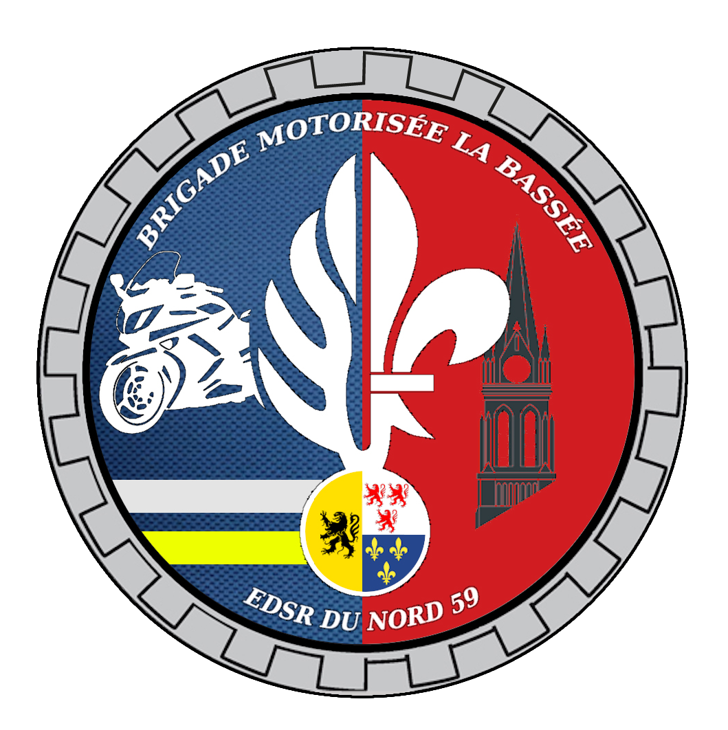 Rondache officielle de la Brigade Motorisée de La Bassée (brodé)