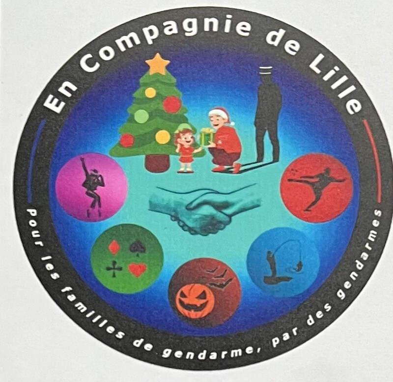 Sticker de l’association des Gendarmes du Nord Lille « En Compagnie de Lille »