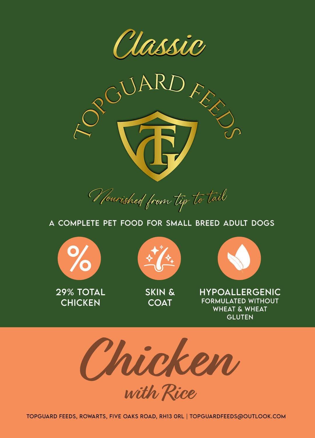 Chicken with Rice Dog Food for Small Breed Dogs