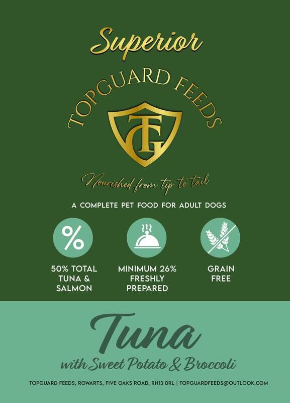 Tuna & Salmon with Sweet Potato & Broccoli complete dog food for Adults Dogs