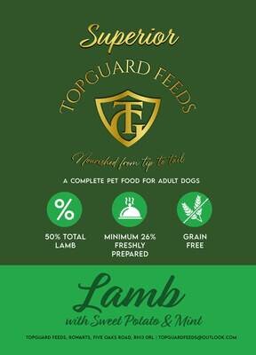 Lamb with Sweet Potato & Mint complete Adult Dog Food