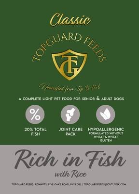 Fish with Rice Senior & Light Dog Food