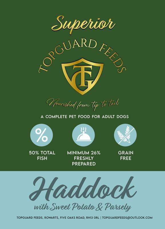Haddock with Sweet Potato & Parsley Complete dog food for Adult Dogs
