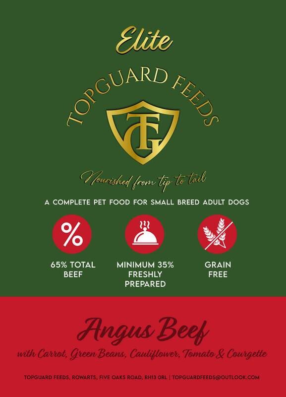 Angus Beef Dog Food with Carrot, Green Beans, Cauliflower, Tomato & Courgette for Small Adults Dogs