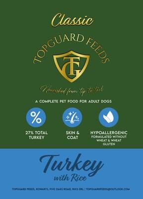 Turkey with Rice Dog Food for Adult Dogs