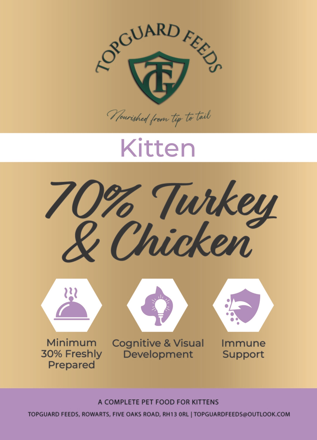 Kitten – 70% Turkey & Chicken