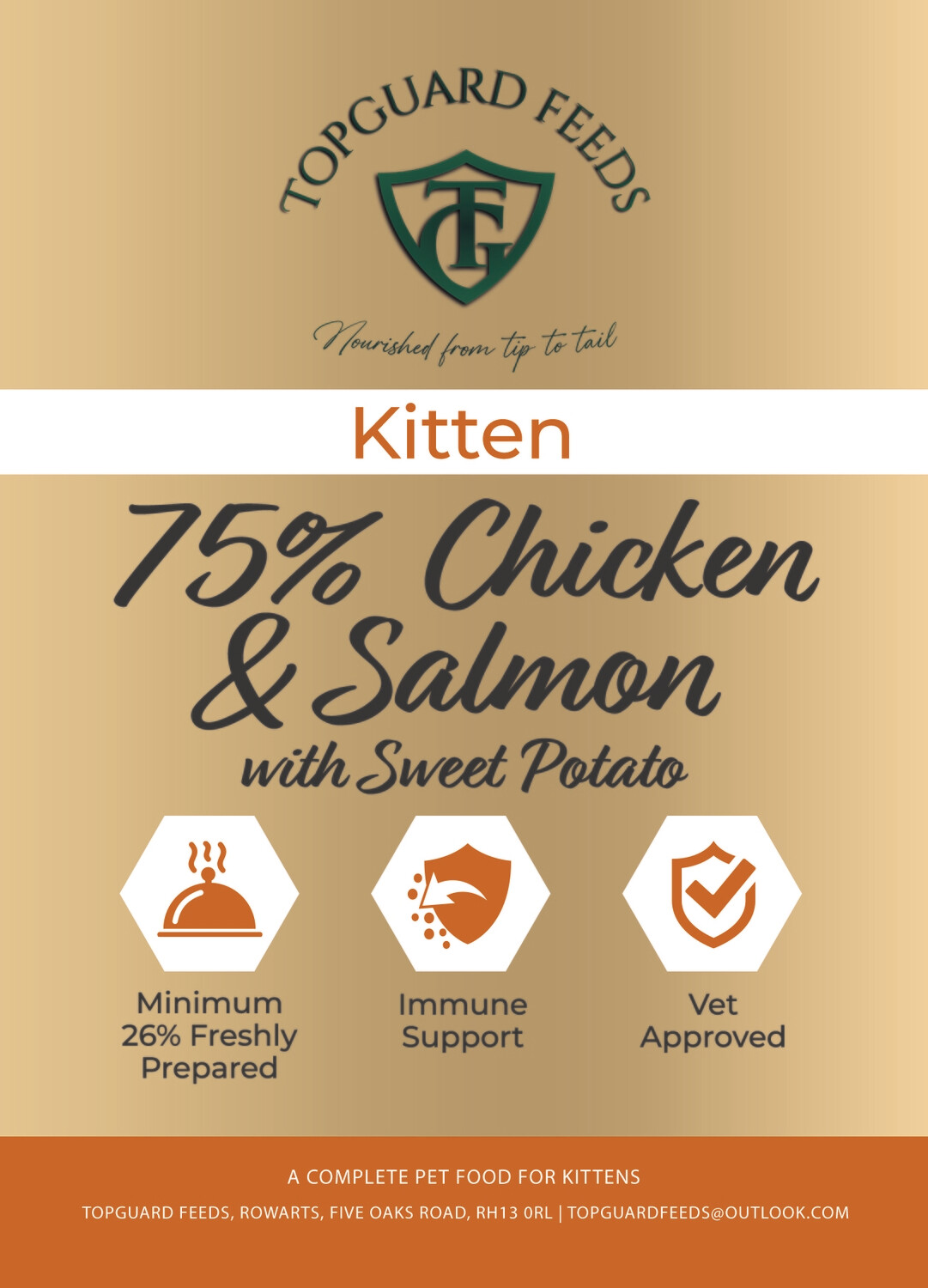 Kitten - Chicken and Salmon with Sweet Potato