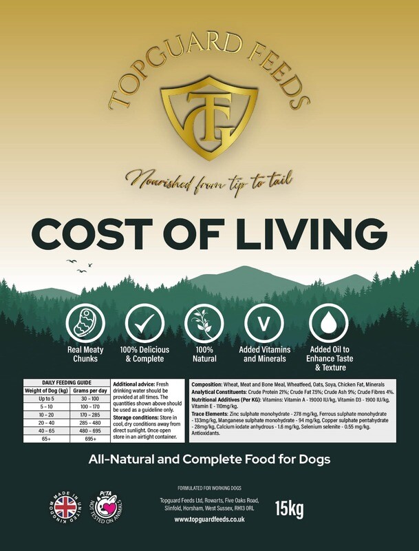 Topguards ‘Cost of Living’ Complete Dog Food
