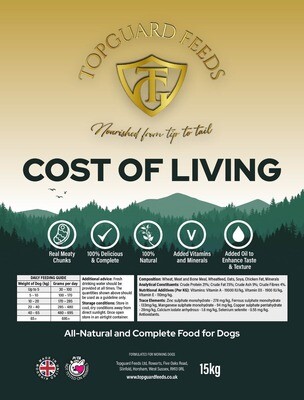 Topguards ‘Cost of Living’ Complete Dog Food
