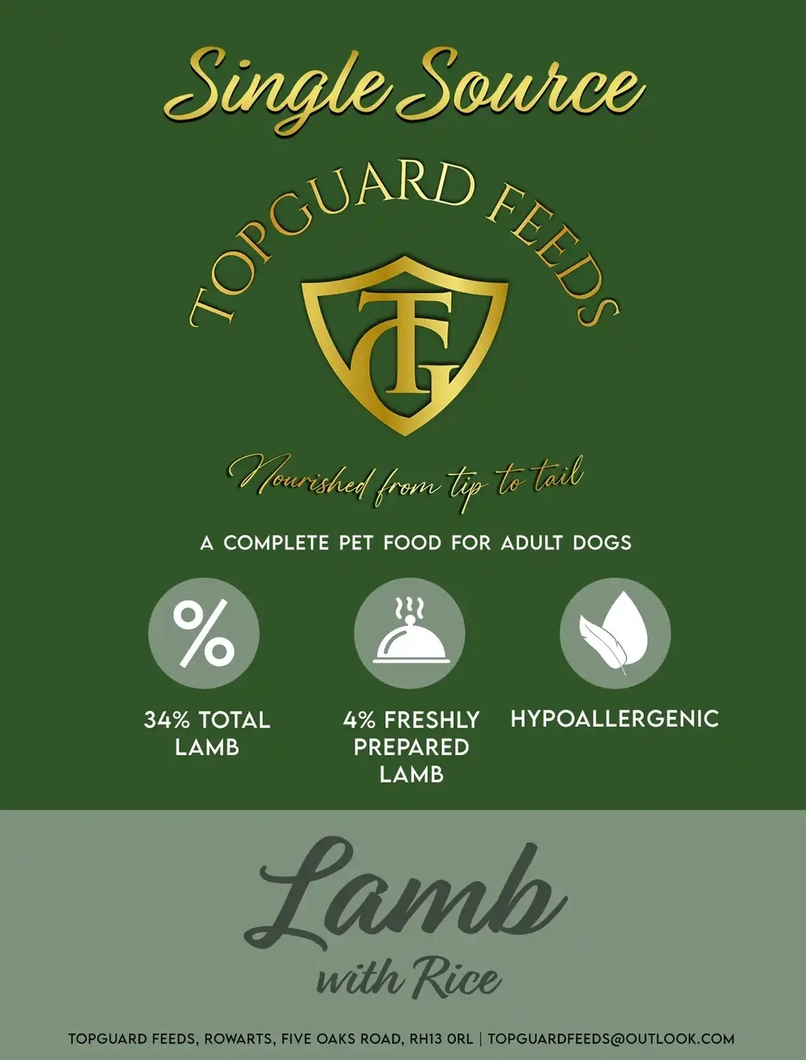 Adult - Single Source Protein Lamb with Rice