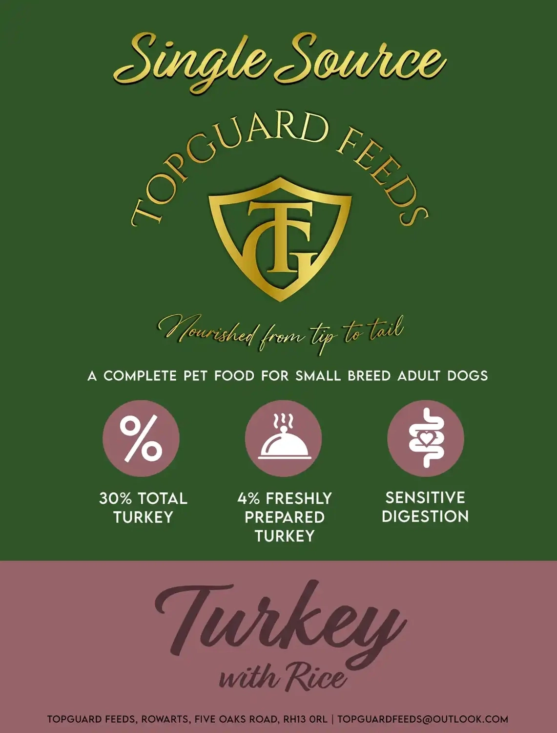 Adult Small Breed - Single Source Protein Turkey with Rice