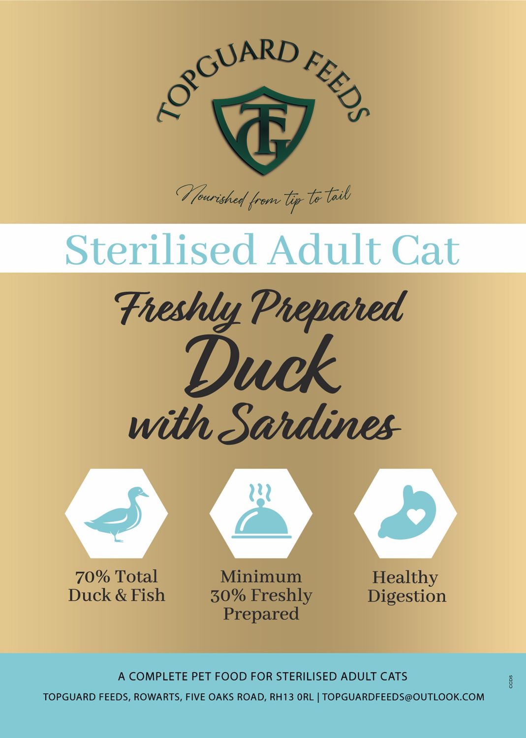Sterilised Adult - Duck with Sardines