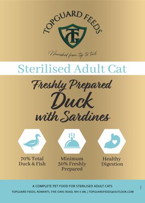 Sterilised Adult - Duck with Sardines