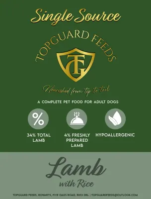 Adult - Single Source Protein Lamb with Rice